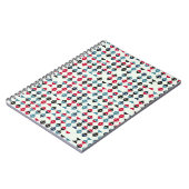 継ぎ目のない幾何学的パターンデザイン図 ノートブック (左側)