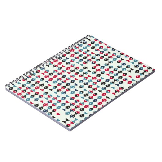 継ぎ目のない幾何学的パターンデザイン図 ノートブック (左側)