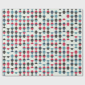 継ぎ目のない幾何学的パターンデザイン図 ラッピングペーパー (フラット)