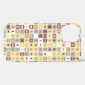 継ぎ目のない幾何学的パターンデザイン図 Case-Mate iPhoneケース (裏面 (横))