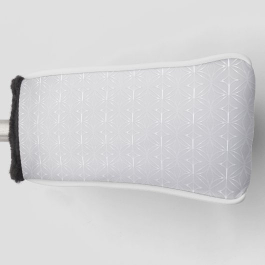 継ぎ目のない幾何学的パターン(の模様が)あるパター ゴルフヘッドカバー (正面)