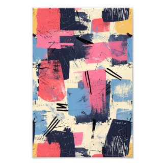 継ぎ目のない幾何学的パターン フォトプリント           