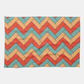 継ぎ目のない幾何形状パターン キッチンタオル (横)