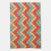 継ぎ目のない幾何形状パターン キッチンタオル (縦)