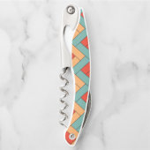 継ぎ目のない幾何形状パターン ソムリエナイフ (正面)