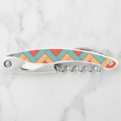 継ぎ目のない幾何形状パターン ソムリエナイフ (正面)