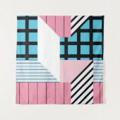 継ぎ目のない幾何形状パターン。 タペストリー (正面(横))