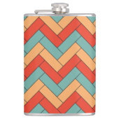 継ぎ目のない幾何形状パターン フラスク (正面)