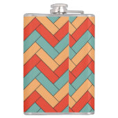 継ぎ目のない幾何形状パターン フラスク (裏面)