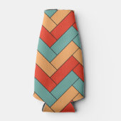 継ぎ目のない幾何形状パターン ボトルクーラー (正面)