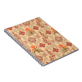 継ぎ目のない抽象芸術ムガルの花柄 ノートブック (右側)