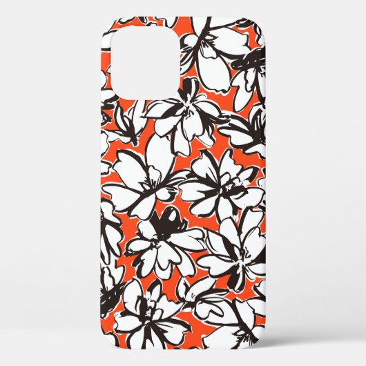 継ぎ目のない抽象芸術花 Case-Mate iPhoneケース (裏面)