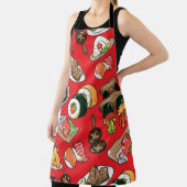 継ぎ目のない日本の食品パターン エプロン (インサイチュ)