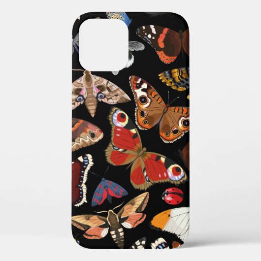 継ぎ目のない昆虫の模様 Case-Mate iPhoneケース (裏面)