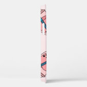 継ぎ目のない明るい模様の泡立て茶の果物の夏のDr Case-Mate iPhoneケース (裏面 / 右)