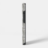 継ぎ目のない木目 iPhoneケース (左側面)
