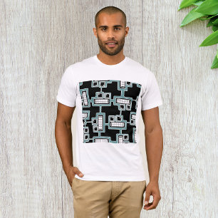 継ぎ目のない未来的なメンズTシャツ Tシャツ