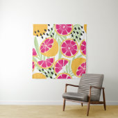 継ぎ目のない果実、熱帯lのグレープフルーツ タペストリー (インサイチュ)