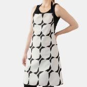 継ぎ目のない格子模様。モダンテクスタイリッシュスチャ エプロン (インサイチュ)