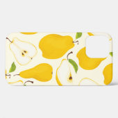 継ぎ目のない梨の模様。全違う果 Case-Mate iPhoneケース (裏面 (横))