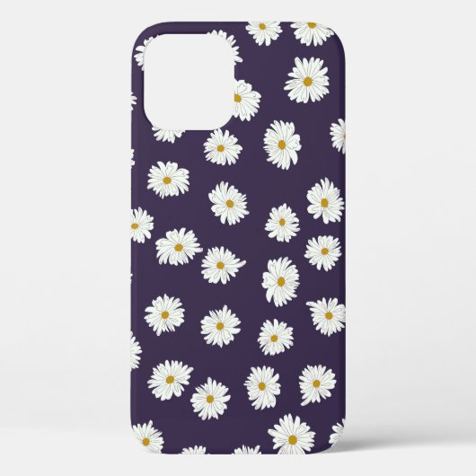 継ぎ目のない植物のパターン。小さくてかわいいデイスの花 Case-Mate iPhoneケース (裏面)