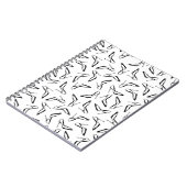 継ぎ目のない模様とハイヒールの美しい靴 ノートブック (左側)