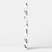 継ぎ目のない模様とハイヒールの美しい靴 Case-Mate iPhoneケース (裏面 / 右)