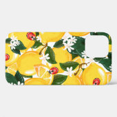 継ぎ目のない模様の熱帯夏のレモンフルーツ Case-Mate iPhoneケース (裏面 (横))