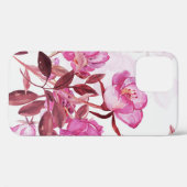継ぎ目のない模様の開花バラお尻。和 Case-Mate iPhoneケース (裏面 (横))