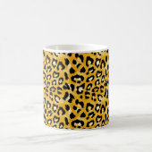 継ぎ目のない水彩アニマルプリント模様 コーヒーマグカップ (中央)