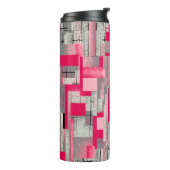 継ぎ目のない水彩デジタルパッチパターン タンブラー (回転左)