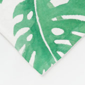 継ぎ目のない水彩フラミンゴ科w フリースブランケット (角)