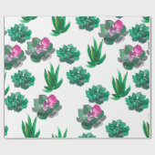 継ぎ目のない水彩模様（多汁） ラッピングペーパー (フラット)