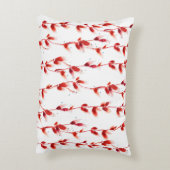 継ぎ目のない水彩画（ネコヤナギ） アクセントクッション (裏面(縦))