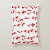 継ぎ目のない水彩画（ネコヤナギ） アクセントクッション (正面(垂直))