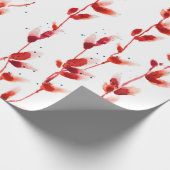 継ぎ目のない水彩画（ネコヤナギ） ラッピングペーパー (角)