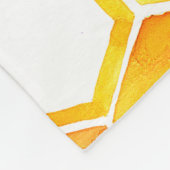 継ぎ目のない水彩画（ハネコメとリー） フリースブランケット (角)