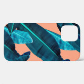 継ぎ目のない熱帯の花、植物、葉の模様b Case-Mate iPhoneケース (裏面 (横))