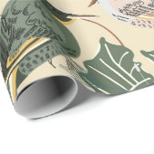 継ぎ目のない熱帯パターン。プリント ラッピングペーパー (ロールコーナー)