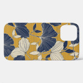 継ぎ目のない熱帯植物と葉柄の背景 Case-Mate iPhoneケース (裏面 (横))