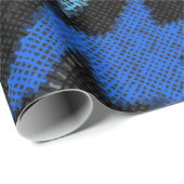 継ぎ目のない犬歯のパターン。文字 ラッピングペーパー (ロールコーナー)