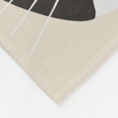 継ぎ目のない猫柄/ フリースブランケット (角)