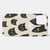 継ぎ目のない猫柄/ Case-Mate iPhoneケース (裏面 (横))