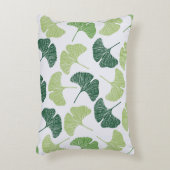 継ぎ目のない緑銀杏 アクセントクッション (正面(垂直))