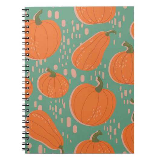 継ぎ目のない繰り返しパターン見本。ヴィンテージデザイン ノートブック (正面)