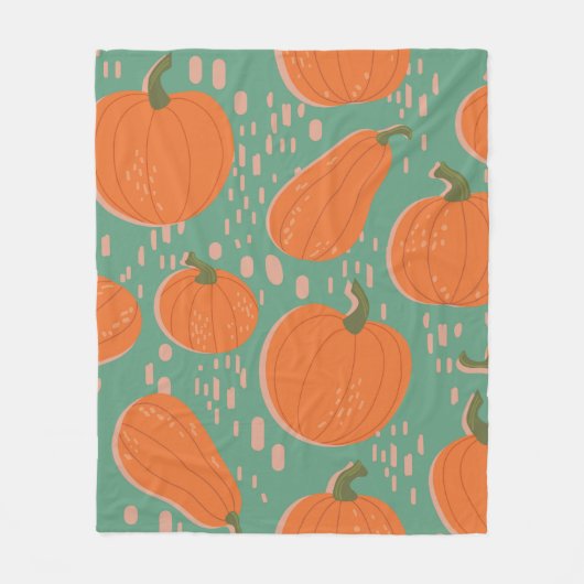 継ぎ目のない繰り返しパターン見本。ヴィンテージデザイン フリースブランケット (正面)