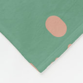 継ぎ目のない繰り返しパターン見本。ヴィンテージデザイン フリースブランケット (角)