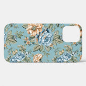 継ぎ目のない美しい水彩植物の花 Case-Mate iPhoneケース (裏面 (横))