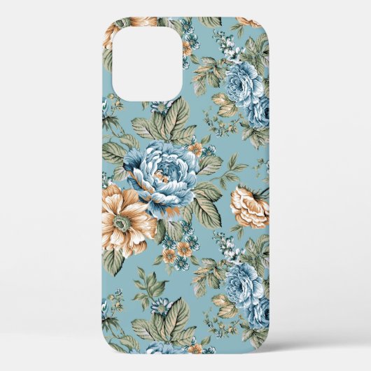 継ぎ目のない美しい水彩植物の花 Case-Mate iPhoneケース (裏面)