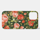 継ぎ目のない美しい牡丹の花模様 Case-Mate iPhoneケース (裏面 (横))